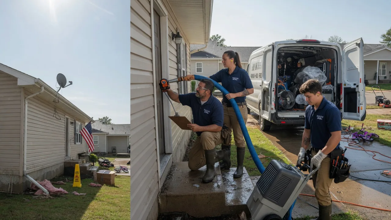 Ceiling Water Damage Restoration in Stallings, NC near me